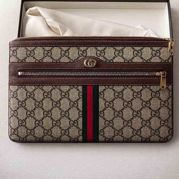 Gucci GG Supreme Clutch Bag โ Brand New, Never Used - Picture 8 of 8